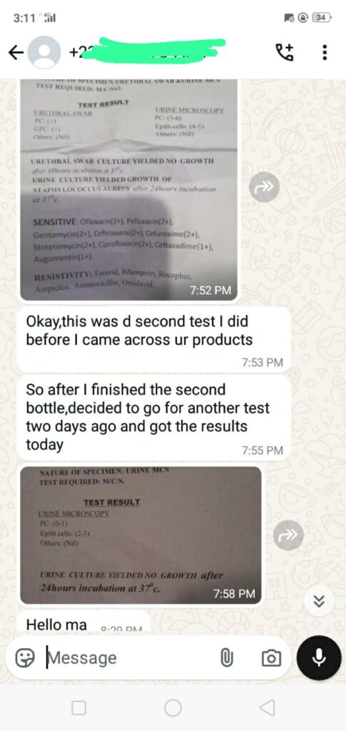WhatsApp Testimonial