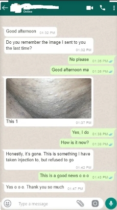 WhatsApp Testimonial